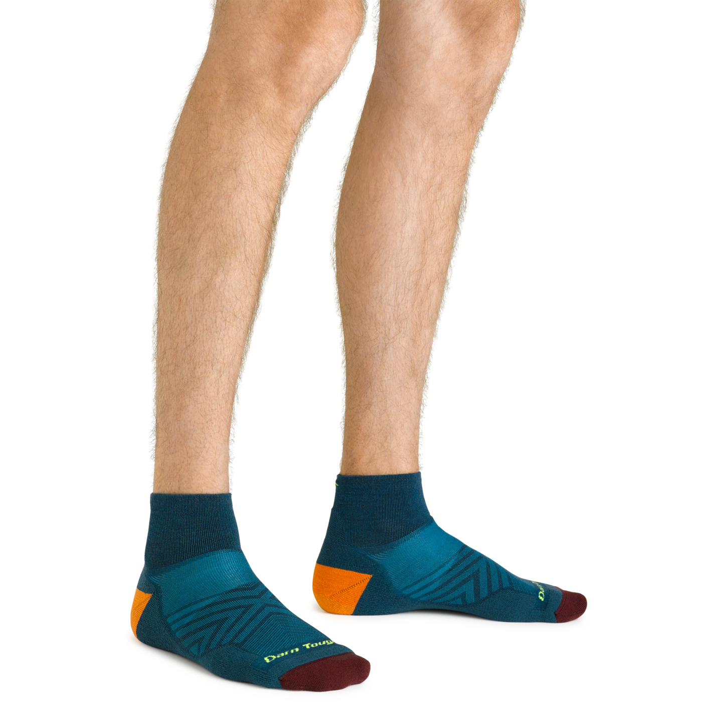 Run Quarter Ultra-Lightweight Dark Teal Sock | Men's