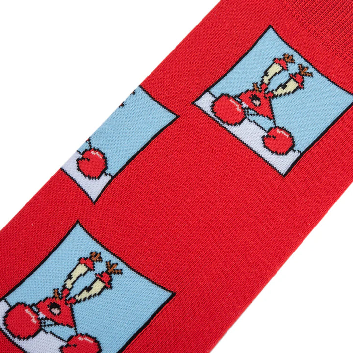 Confused Mr. Krabs Crew Socks | Men&