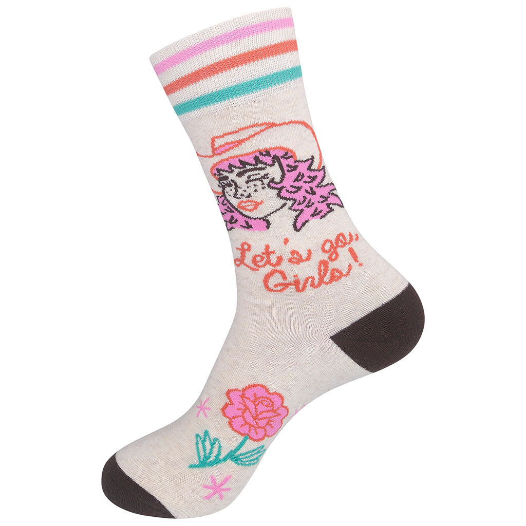 Let's Go Girls Crew Socks | Unisex