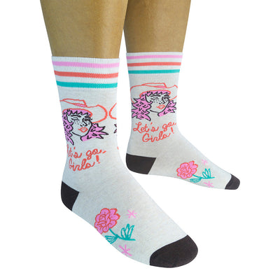 Let's Go Girls Crew Socks | Unisex