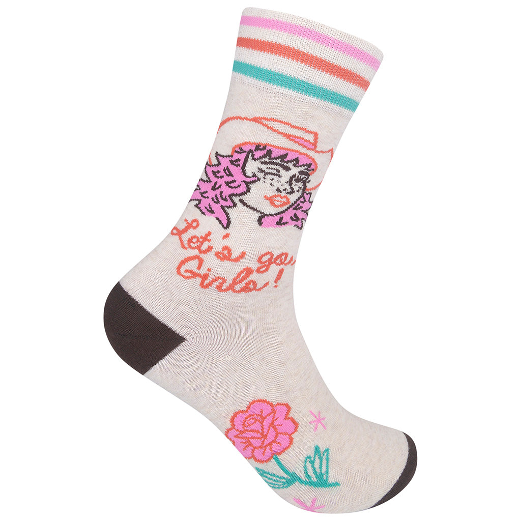 Let's Go Girls Crew Socks | Unisex