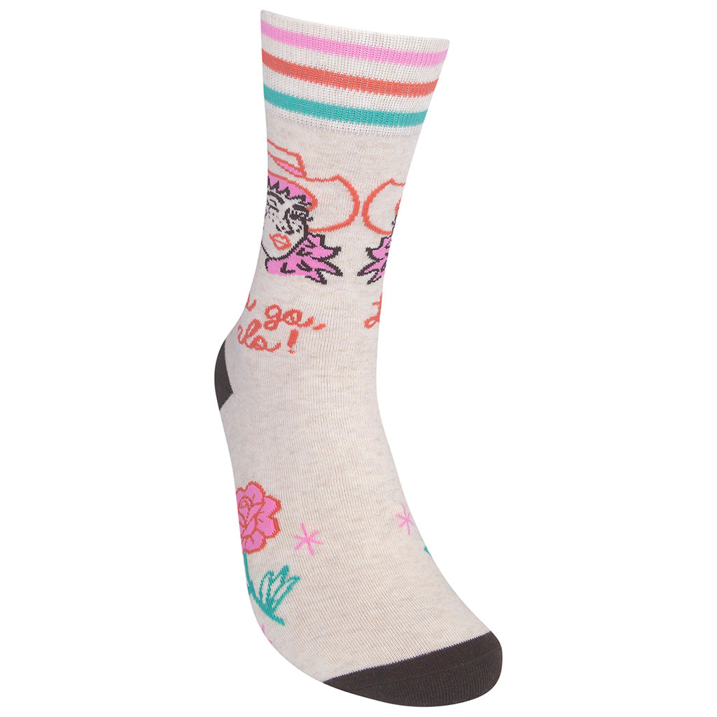 Let's Go Girls Crew Socks | Unisex