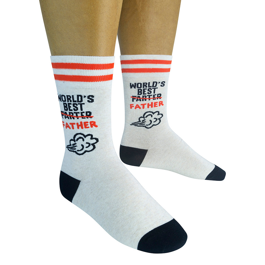 World's Best Farter/Father Crew Socks | Unisex