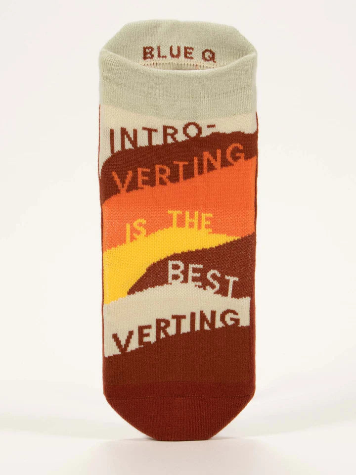 Introverting Is The Best Verting Sneaker Socks | Women&