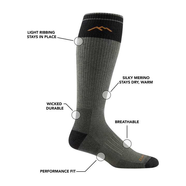 Over-the-Calf Heavyweight Hunting Sock Forest | Men&