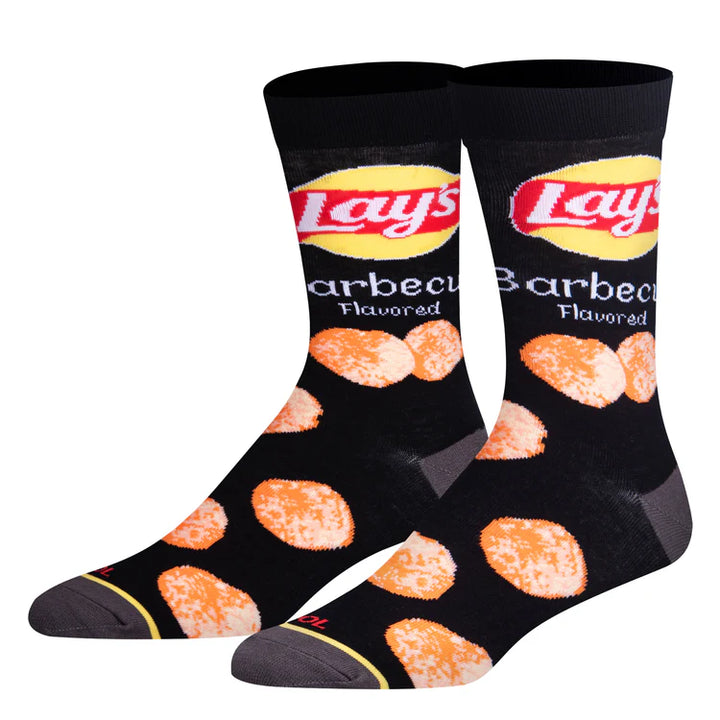 Lays BBQ Chips Crew Socks | Men&