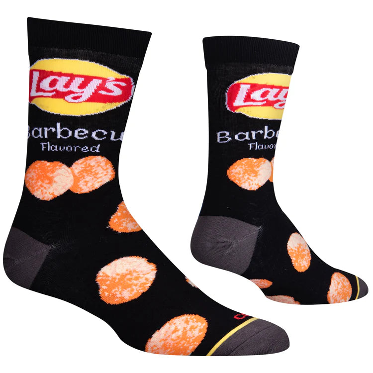 Lays BBQ Chips Crew Socks | Men&