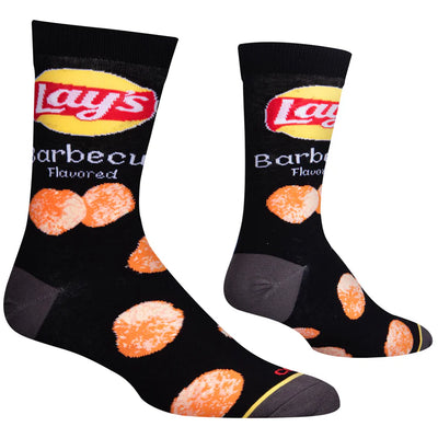 Lays BBQ Chips Crew Socks | Men's