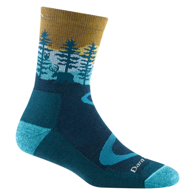 Northwoods Micro Crew Midweight With Cushion Dark Teal | Women's