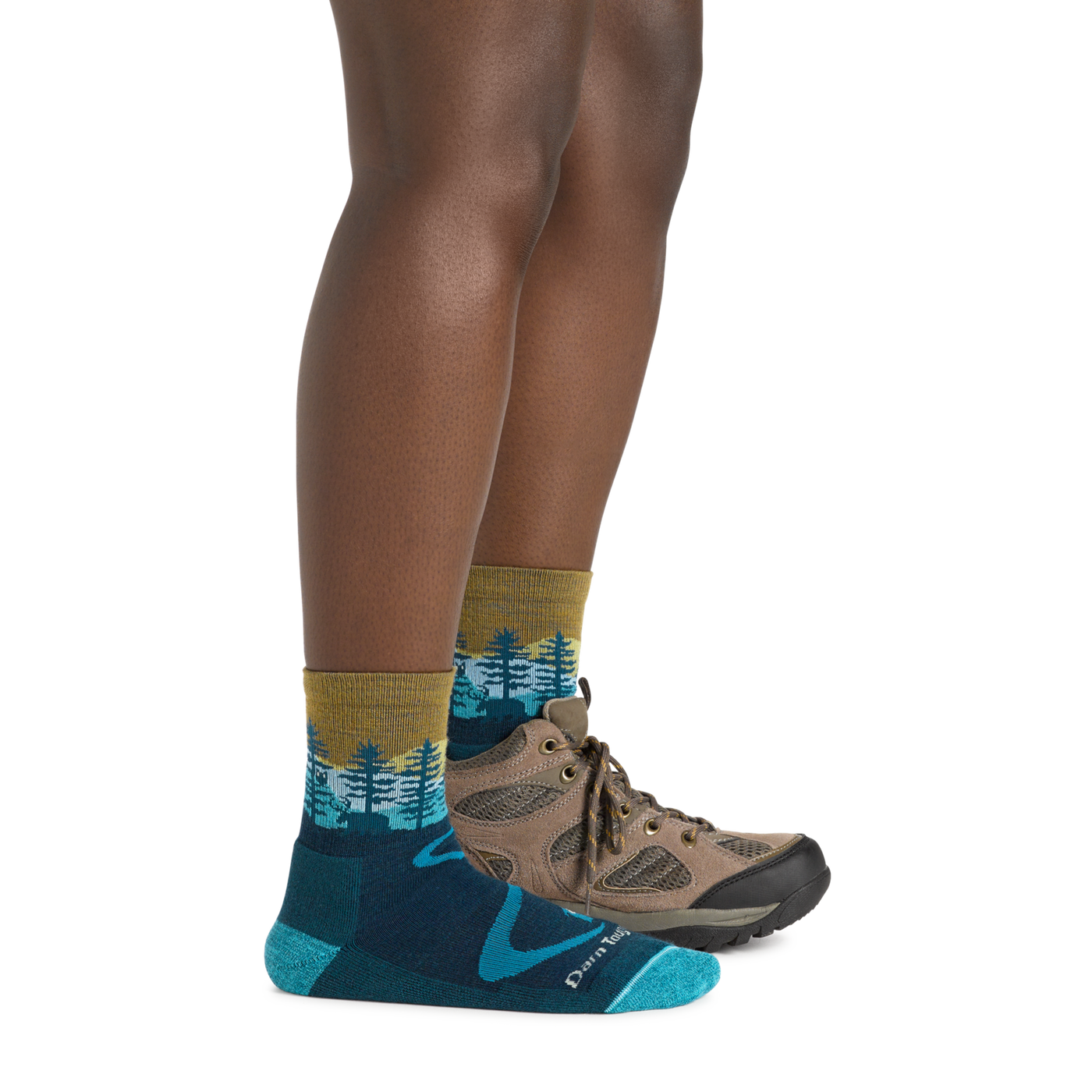 Northwoods Micro Crew Midweight With Cushion Dark Teal | Women's