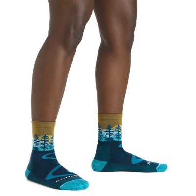 Northwoods Micro Crew Midweight With Cushion Dark Teal | Women's