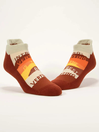 Introverting Is The Best Verting Sneaker Socks | Women's