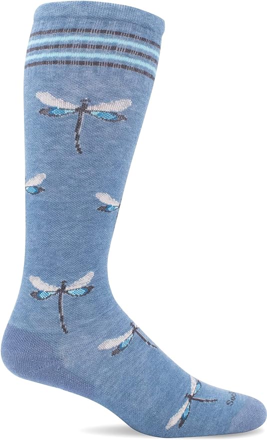 Dragonfly Bluestone (Moderate Graduated Compression) | Women's