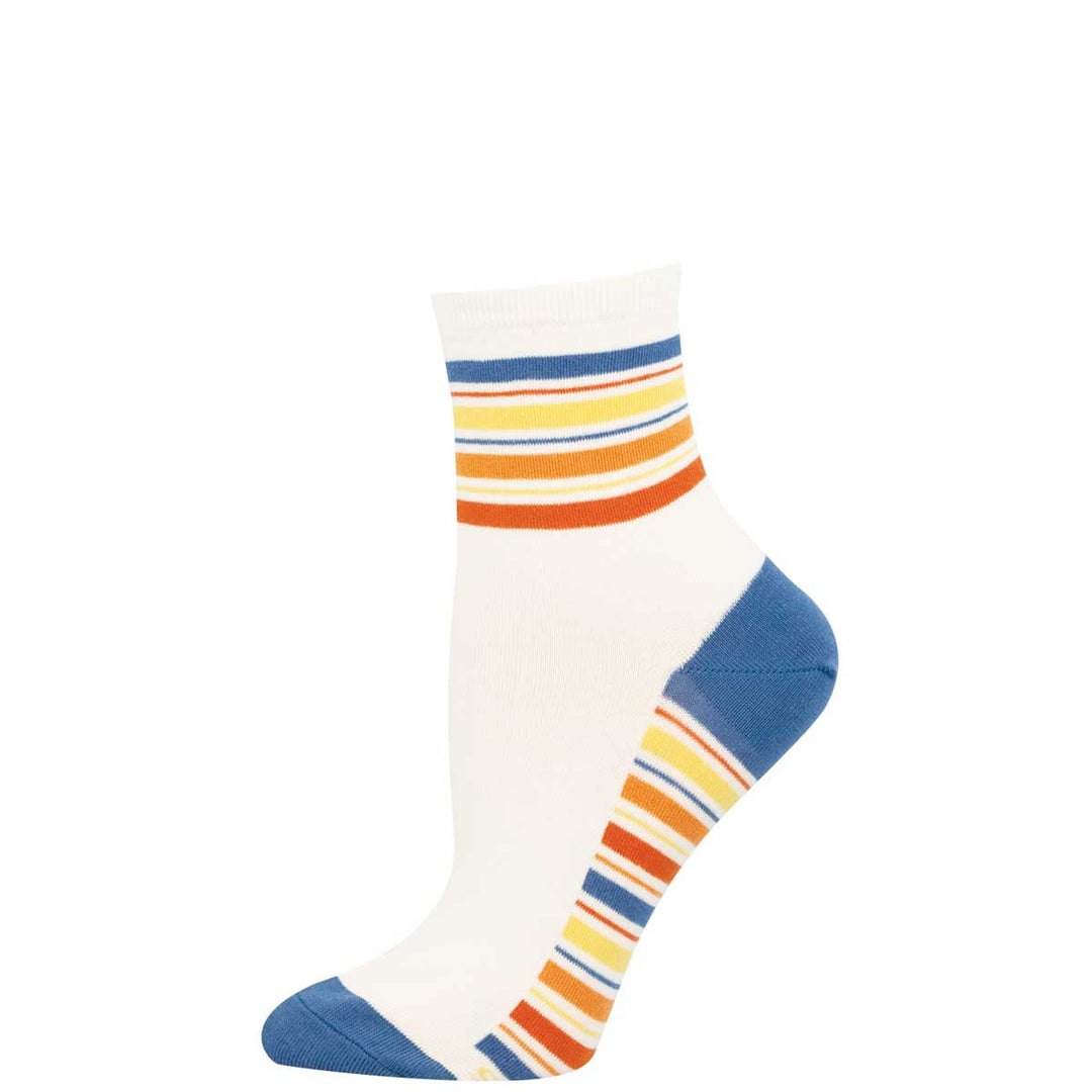 Sport Stripe ivory socks - product view