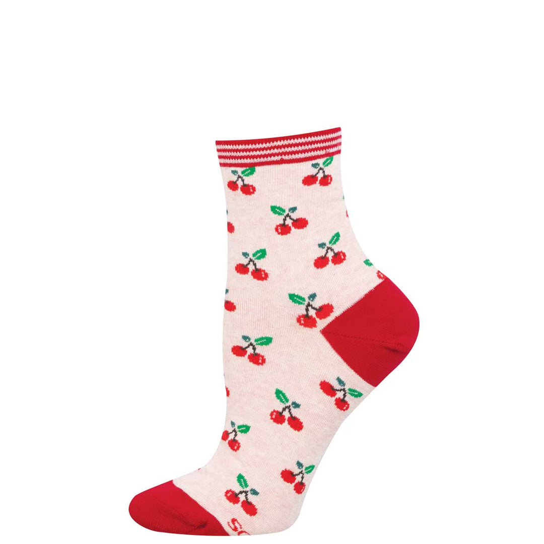 Everything is Cherry pink heather socks - product view