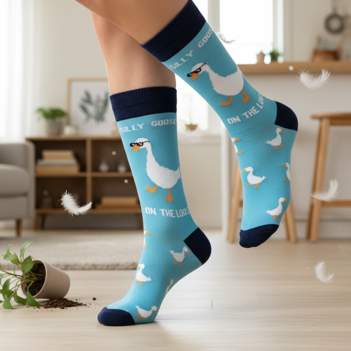 Silly Goose Crew Socks | Men&