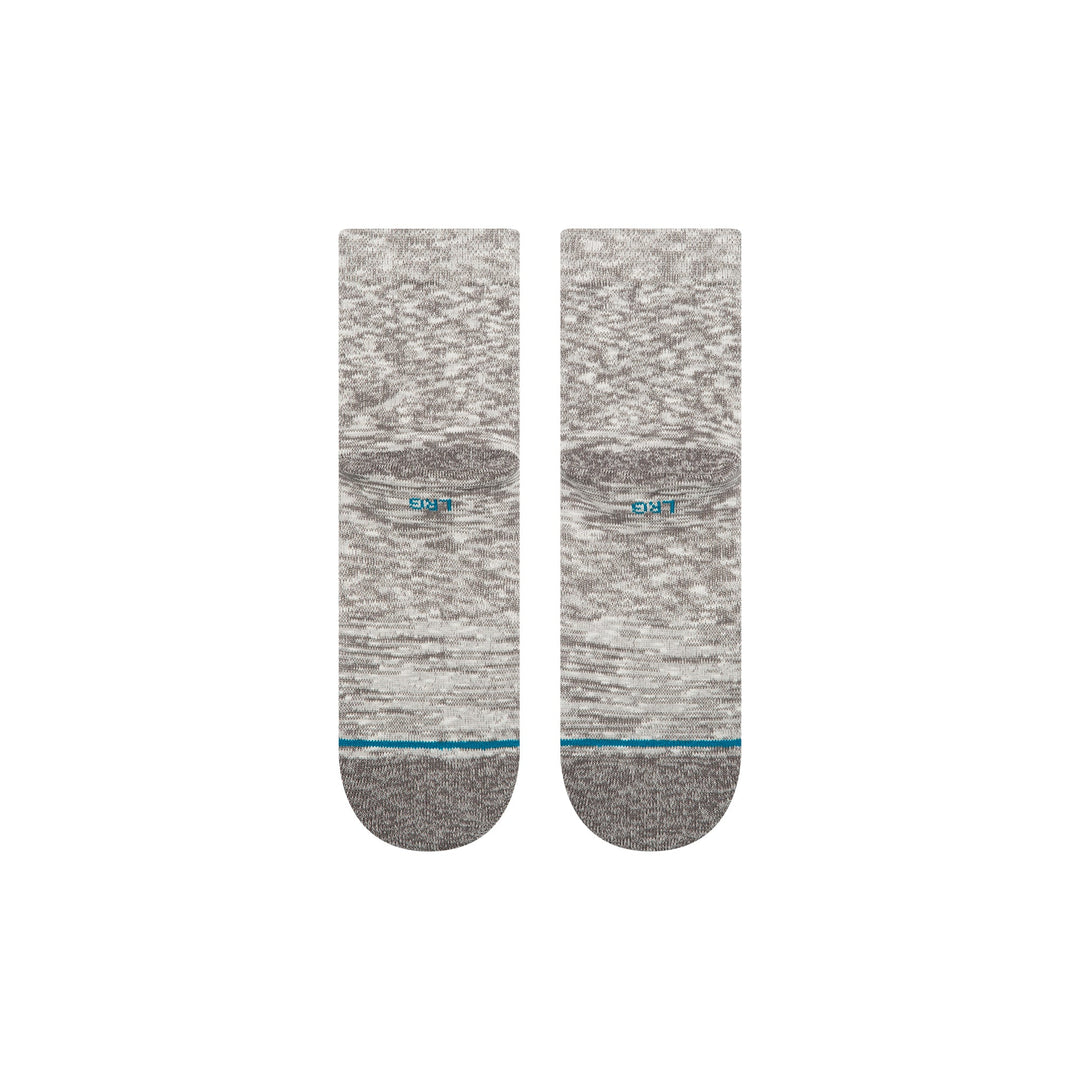 Stance Slub Quarter socks in grey - lifestyle