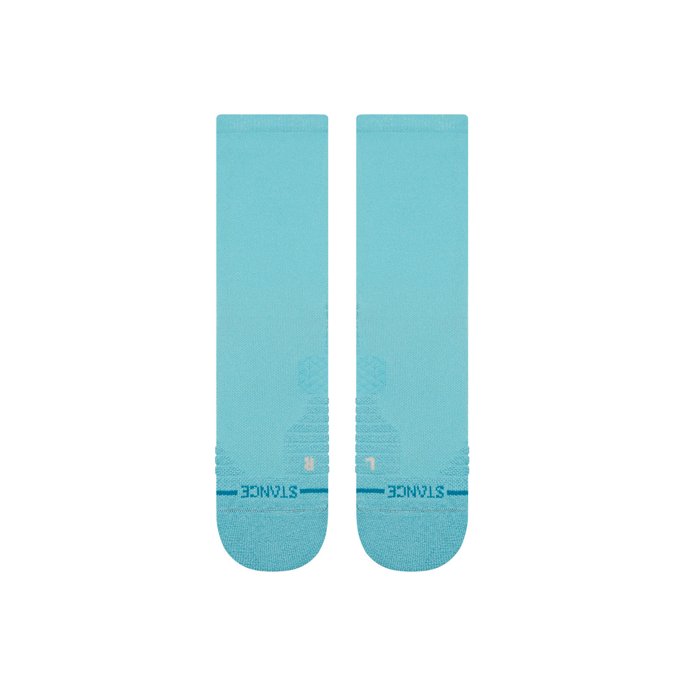 Teal Mid Performance Crew Socks | Men's
