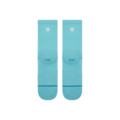 Teal Mid Performance Crew Socks | Men's