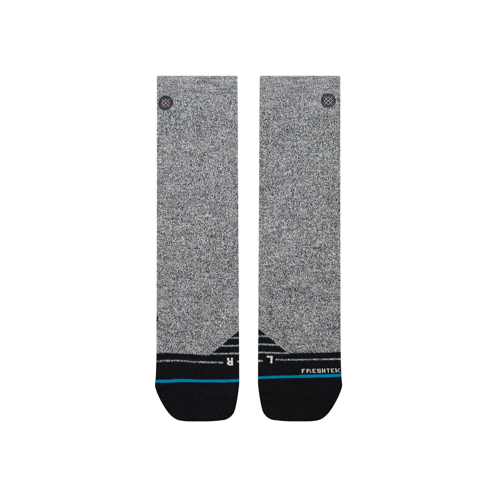 Black blend in hike crew socks alternate view