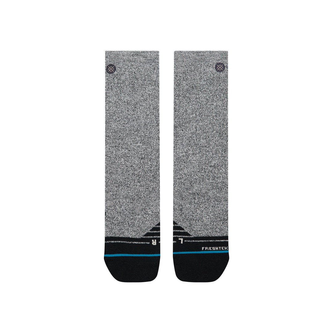 Black blend in hike crew socks alternate view