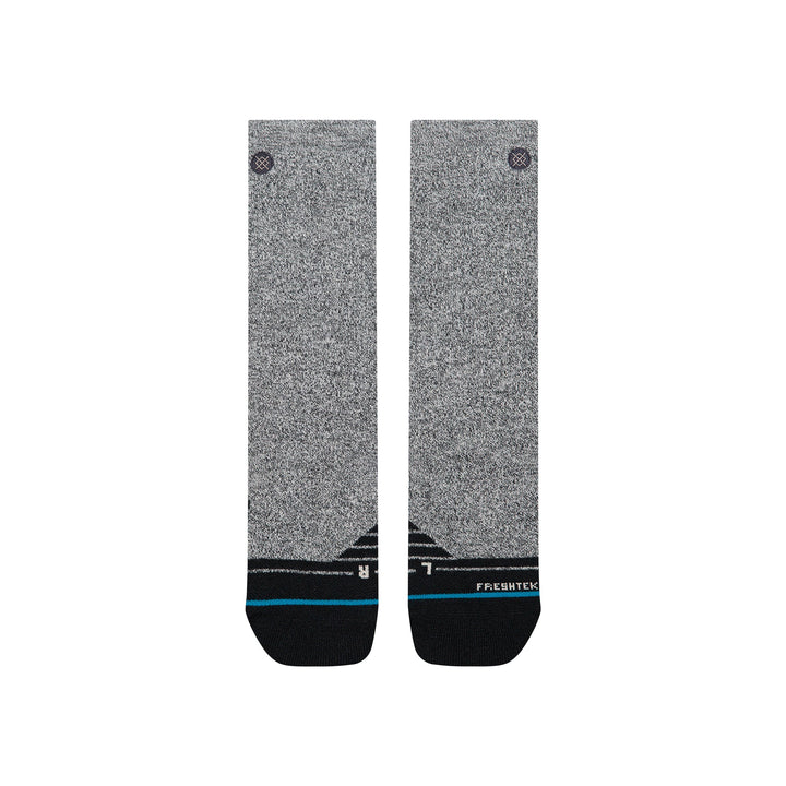 Black blend in hike crew socks alternate view