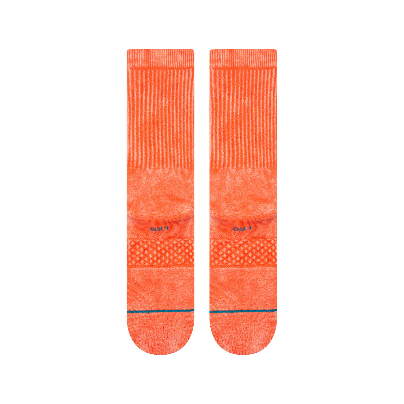 Icon Dye Coral Crew Socks | Women's