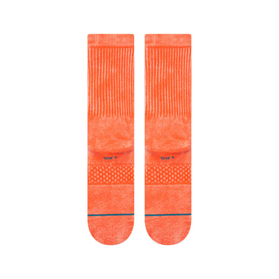 Icon Dye Coral Crew Socks | Women's