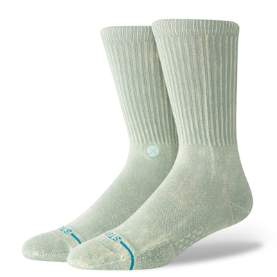 Icon Dyed Seagreen Crew Socks | Men's 