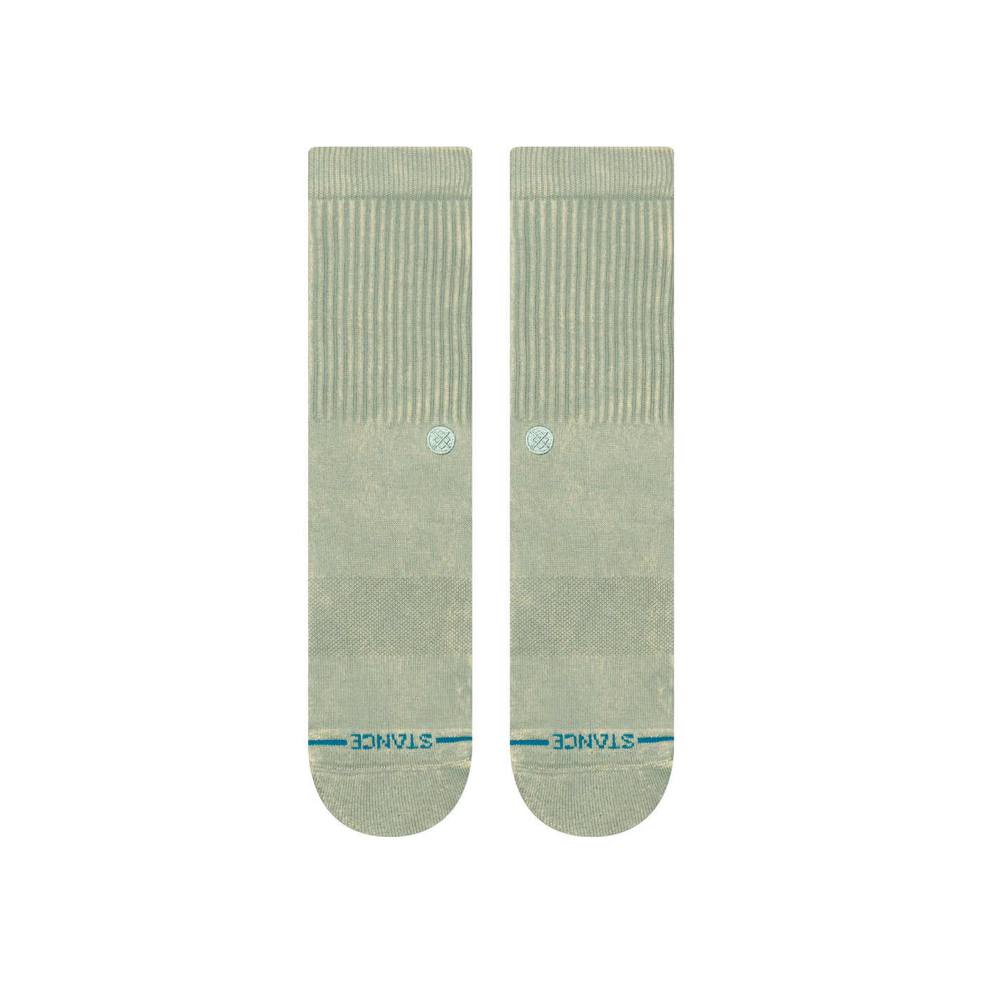 Icon Dyed Seagreen Crew Socks | Men's
