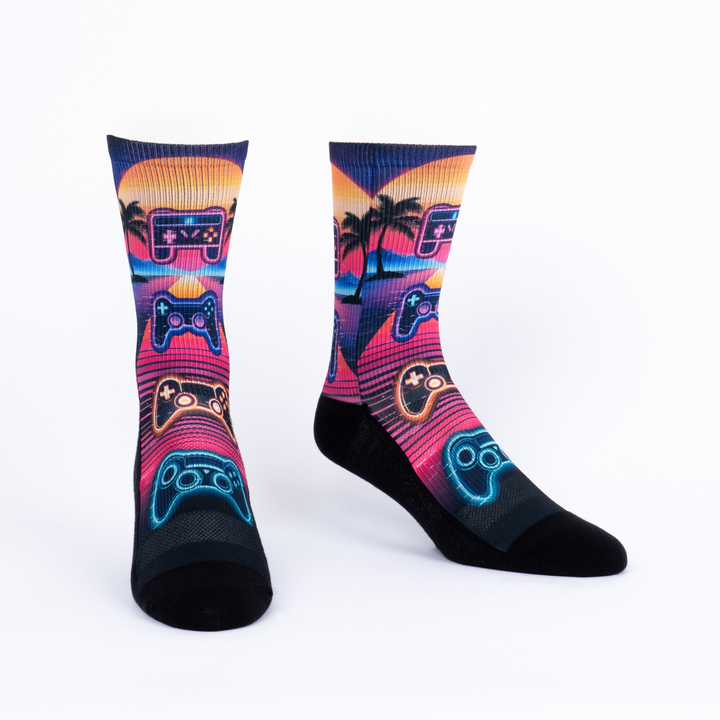 Press Start Crew Socks | Unisex
