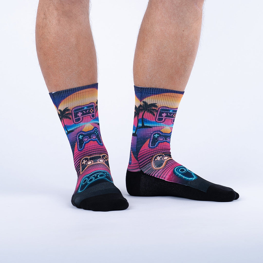 Press Start Crew Socks | Unisex