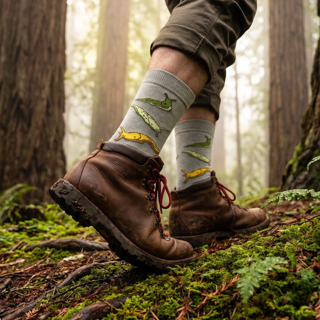 Banana Slug moss green men&