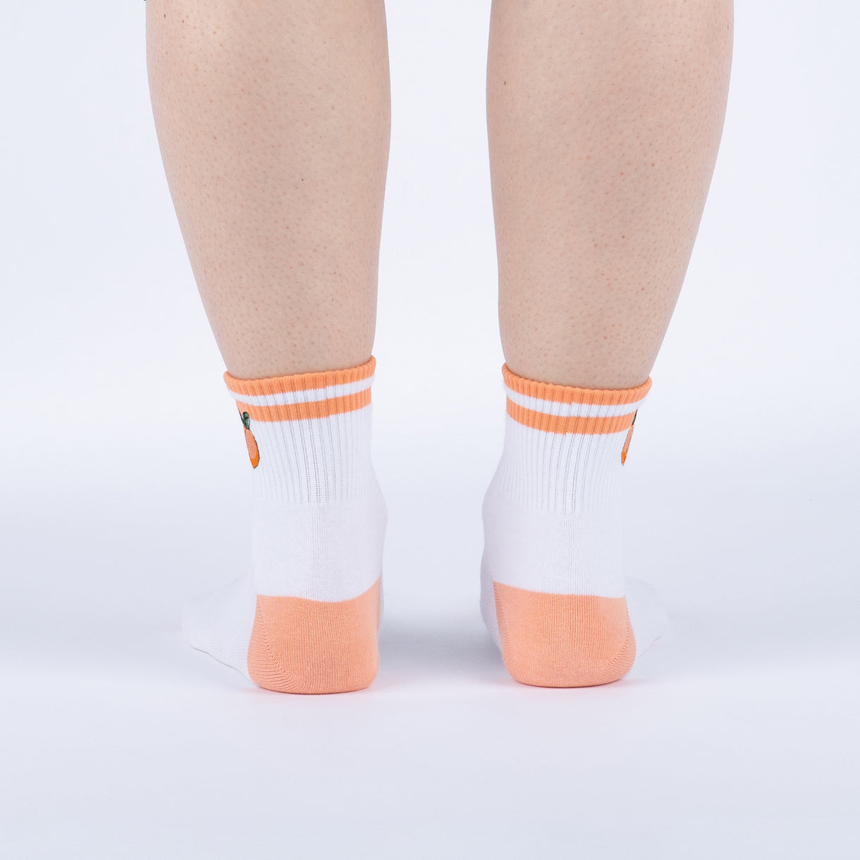 Where my peaches at? Quarter Crew Socks | Women's