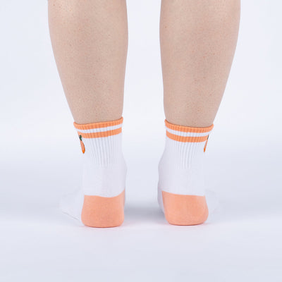 Where my peaches at? Quarter Crew Socks | Women's