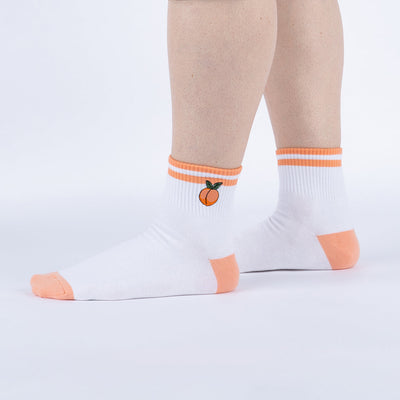 Where my peaches at? Quarter Crew Socks | Women's