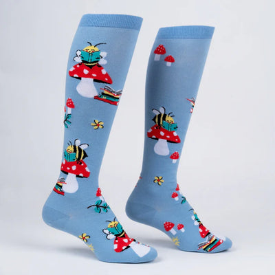 I’d Rather Bee Reading Knee High Socks | Women's