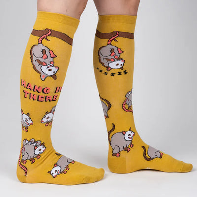 Awesome Opossum Knee High Socks | Women's