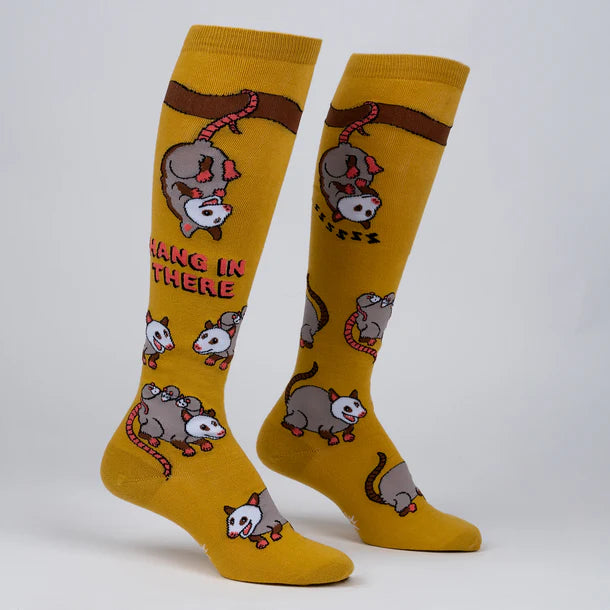 Awesome Opossum Knee High Socks | Women's