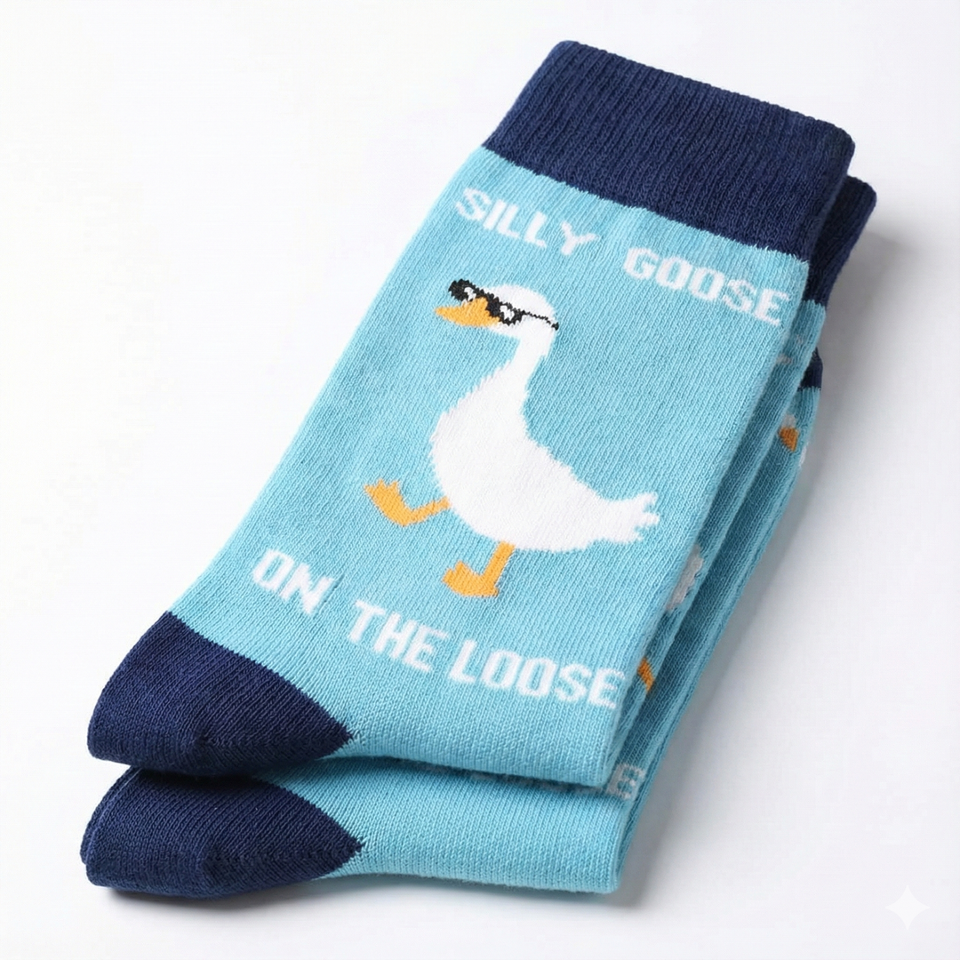 Silly Goose Crew Socks | Men&
