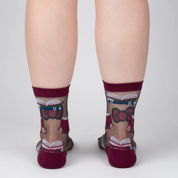 A Novel Idea Sheer Crew Socks | Women's