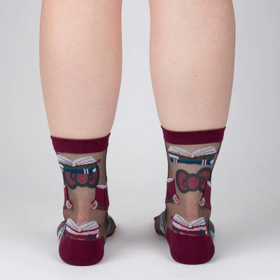 A Novel Idea Sheer Crew Socks | Women's