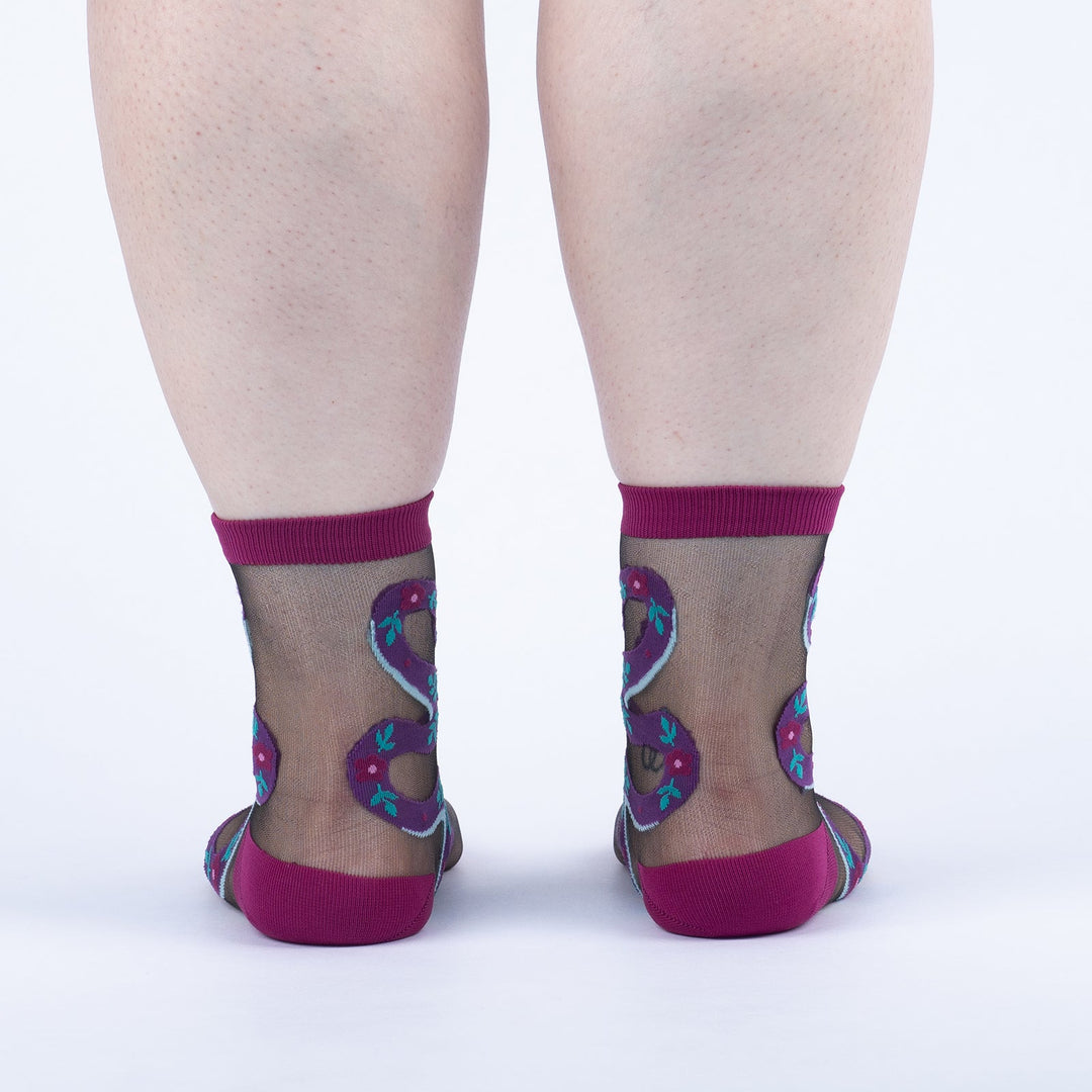 For Goodness Snake Crew Socks | Women&