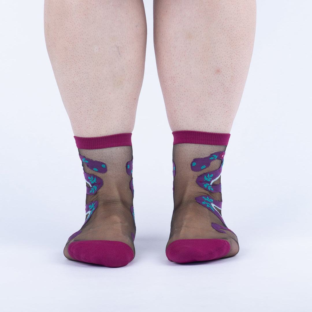 For Goodness Snake Crew Socks | Women&