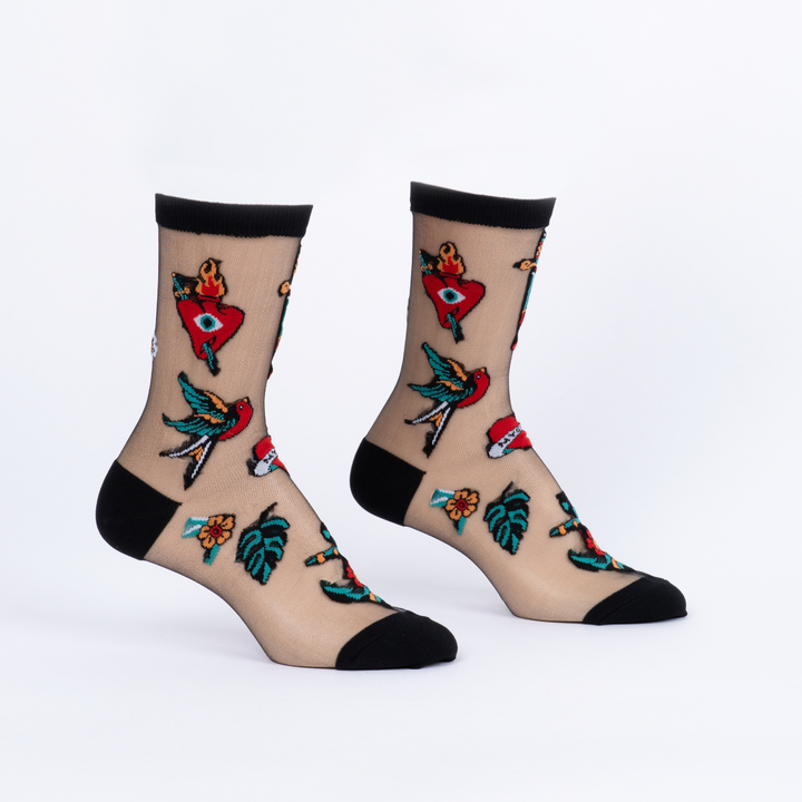 Piece of My Heart Crew Socks | Women&