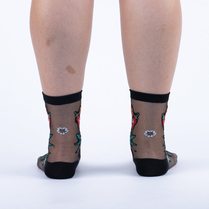 Piece of My Heart Crew Socks | Women&
