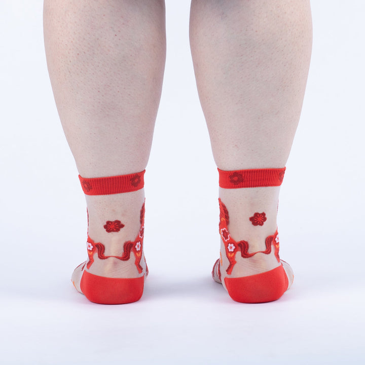 Lucky Horse Crew Socks | Women&