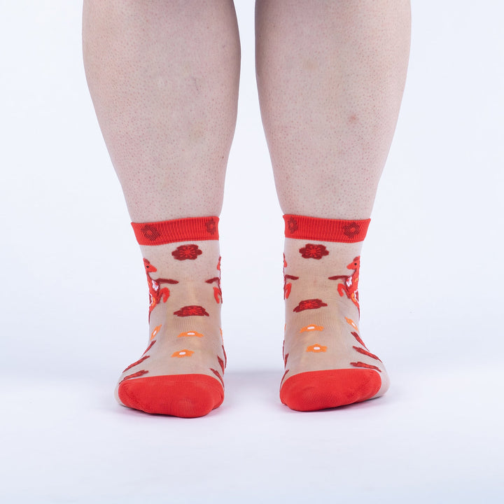 Lucky Horse Crew Socks | Women&