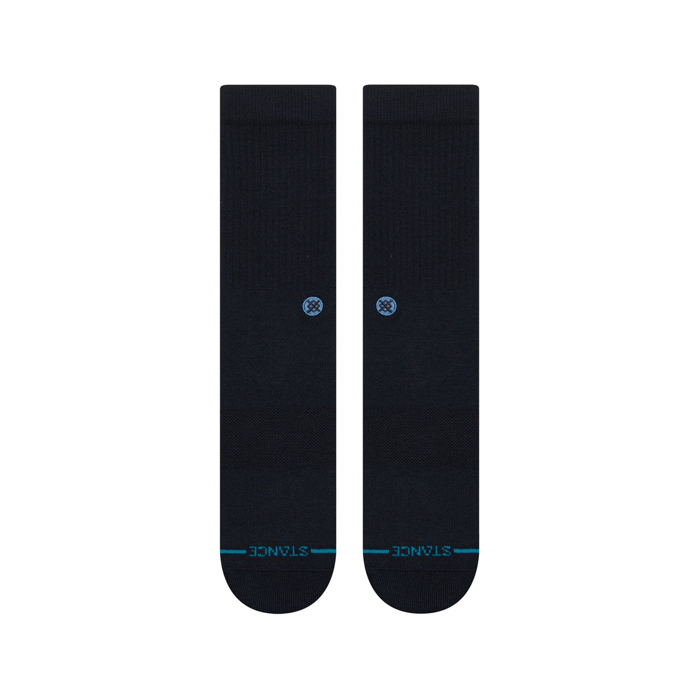 Extended Size Icon Dark Navy Crew Socks | Men's