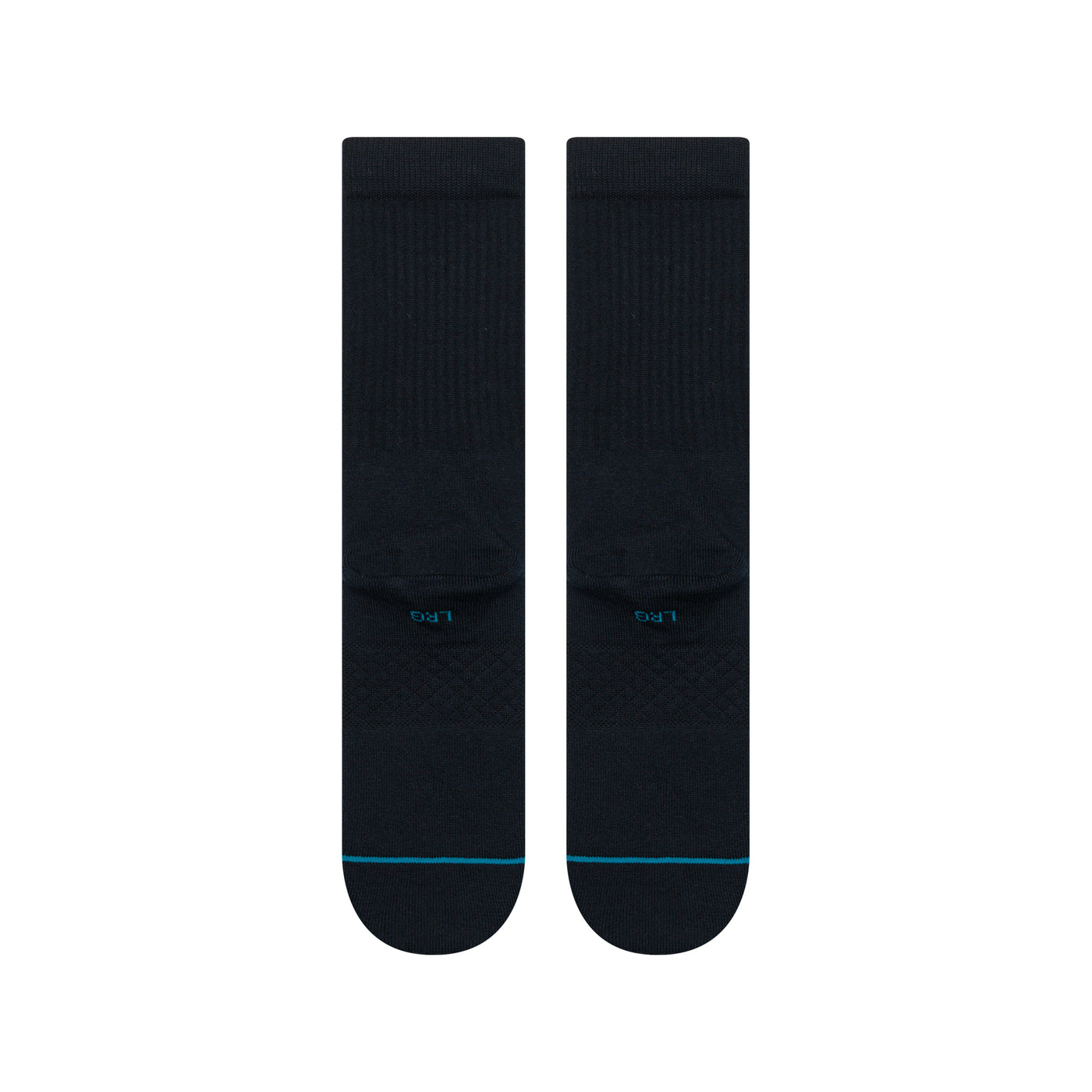 Extended Size Icon Dark Navy Crew Socks | Men's